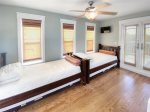 Third floor twin beds with trundle 